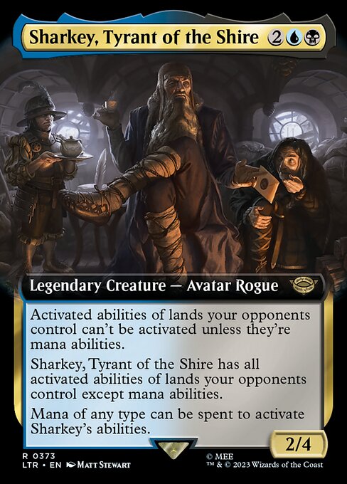 LTR: Sharkey, Tyrant of the Shire (Extended Art)