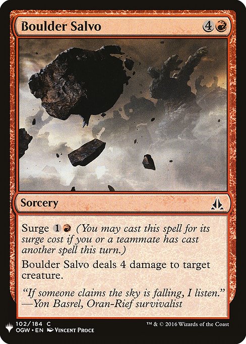 PLST: Boulder Salvo