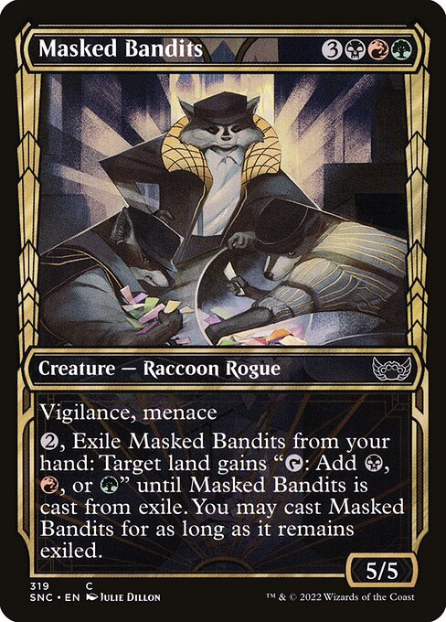 SNC: Masked Bandits (Showcase) (Foil)