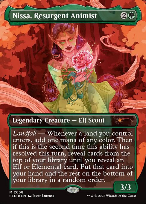 SLD: Nissa, Resurgent Animist (Foil)