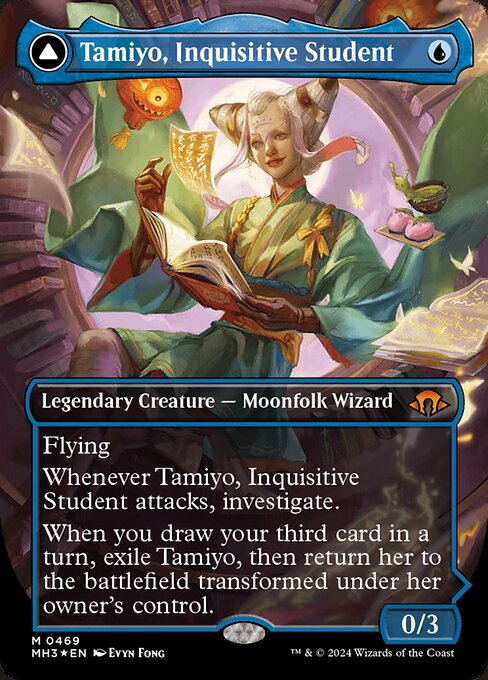 MH3: Tamiyo, Inquisitive Student (Borderless) (Textured Foil)