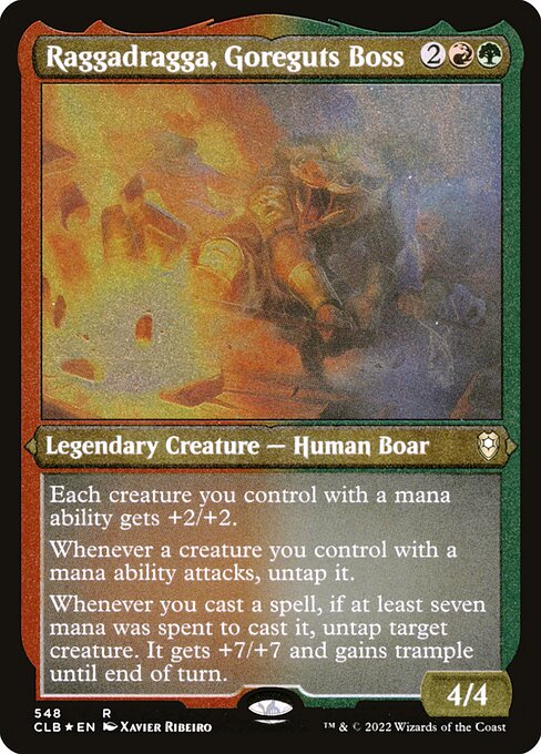 CLB: Raggadragga, Goreguts Boss (Foil Etched)
