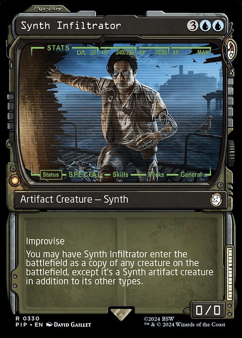 PIP: Synth Infiltrator (Showcase) (Foil)