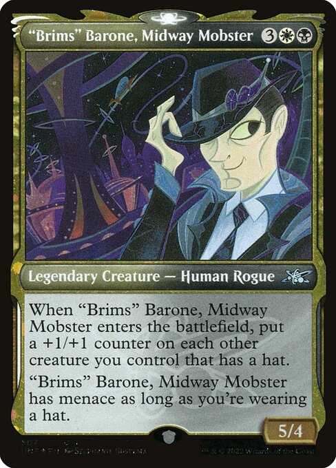 UNF: "Brims" Barone, Midway Mobster (Showcase) (Galaxy Foil)