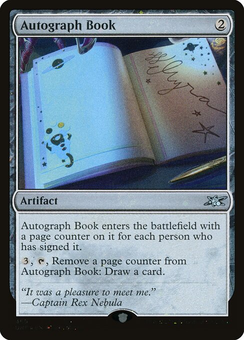UNF: Autograph Book (Galaxy Foil)
