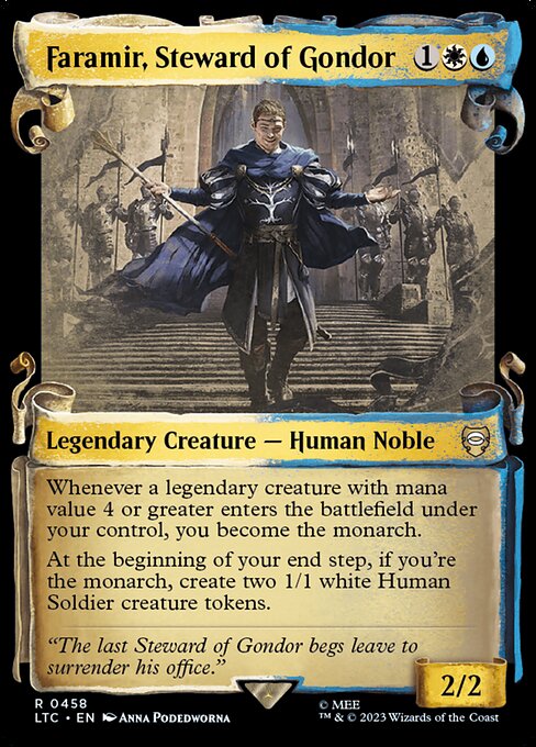 LTC: Faramir, Steward of Gondor (Showcase Scrolls) (Foil)