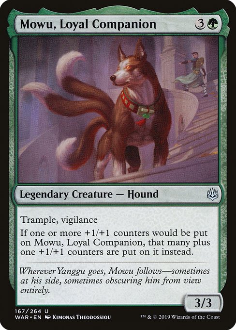 WAR: Mowu, Loyal Companion (Foil)