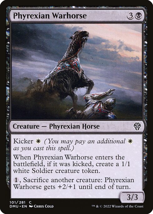 DMU: Phyrexian Warhorse (Foil)