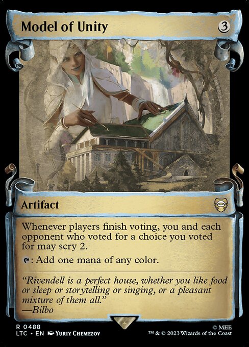 LTC: Model of Unity (Showcase Scrolls) (Foil)