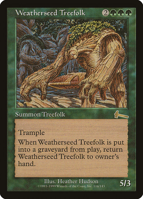ULG: Weatherseed Treefolk (Foil)