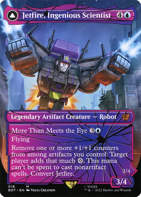 BOT: Jetfire, Ingenious Scientist (Shattered Glass) (Foil)
