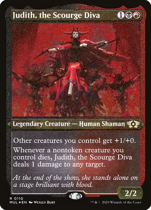 MUL: Judith, the Scourge Diva (Foil Etched)
