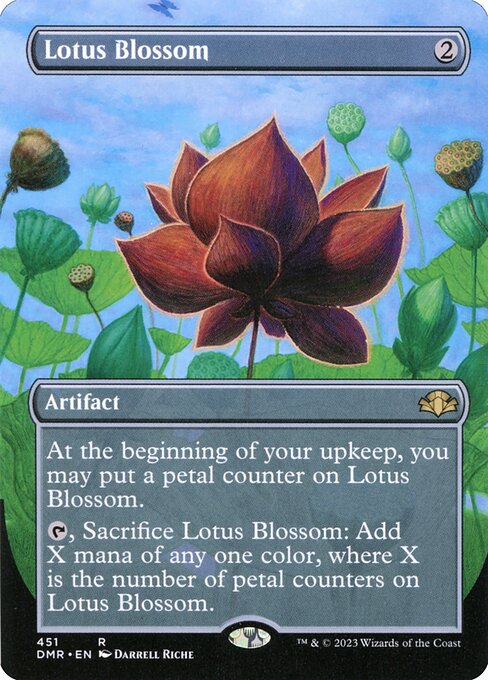 DMR: Lotus Blossom (Borderless) (Foil)