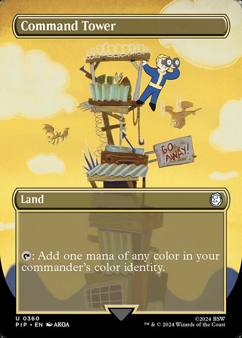 PIP: Command Tower (Borderless) (Foil)