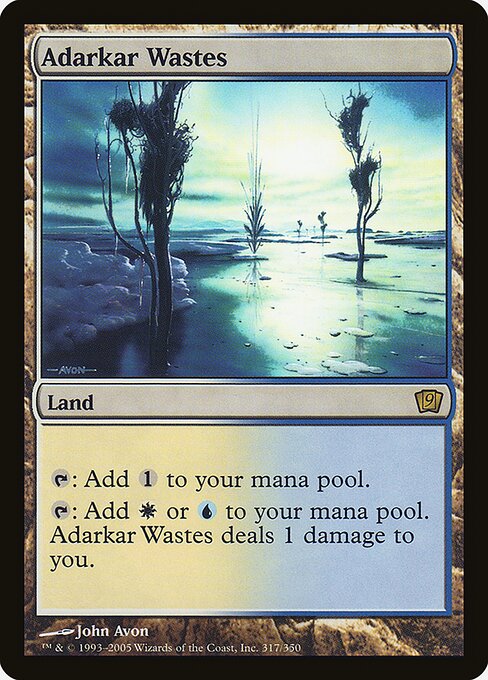 9ED: Adarkar Wastes (Foil)
