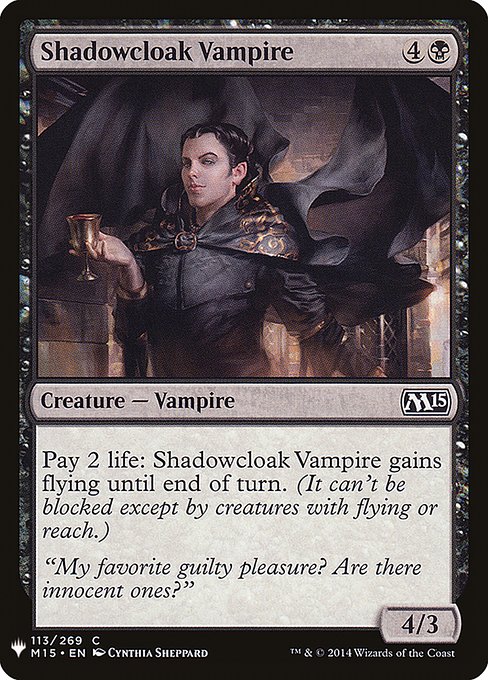 PLST: Shadowcloak Vampire