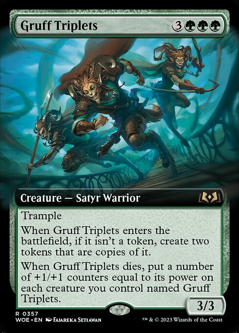 WOE: Gruff Triplets (Extended Art)