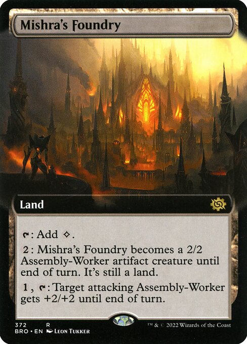 BRO: Mishra's Foundry (Extended Art) (Foil)