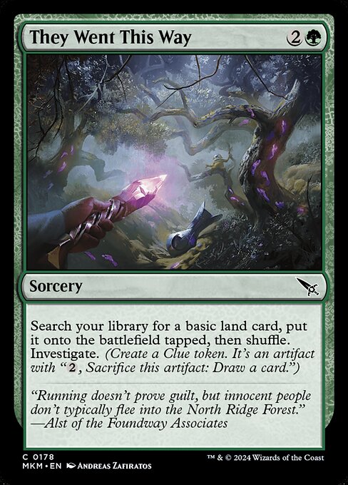 MKM: They Went This Way (Foil)