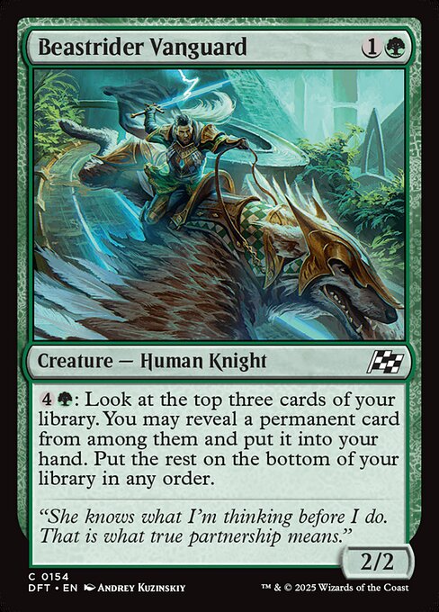DFT: Beastrider Vanguard (Foil)