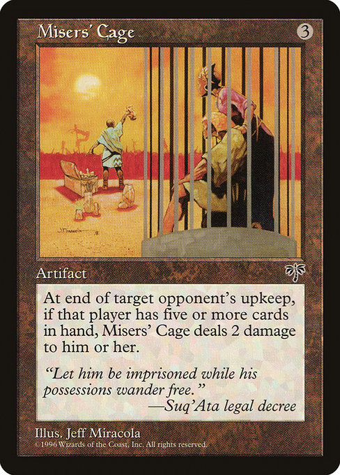 MIR: Misers' Cage
