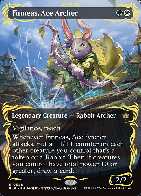 BLB: Finneas, Ace Archer (Borderless) (Raised Foil)