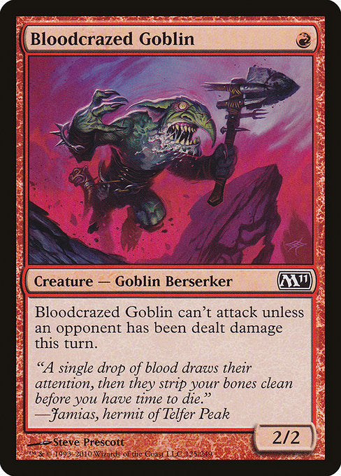 M11: Bloodcrazed Goblin (Foil)