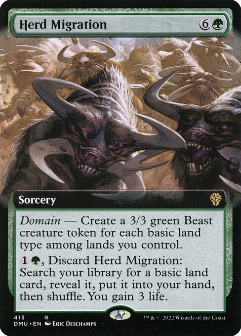DMU: Herd Migration (Extended Art) (Foil)