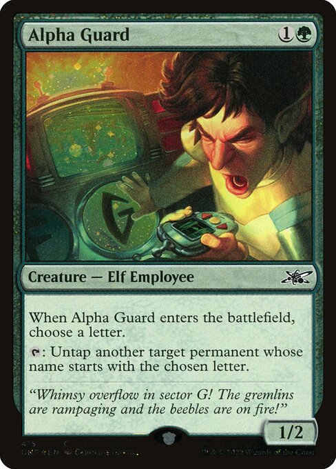 UNF: Alpha Guard (Galaxy Foil)
