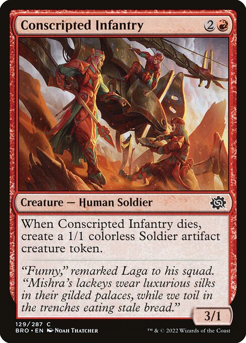 BRO: Conscripted Infantry (Foil)