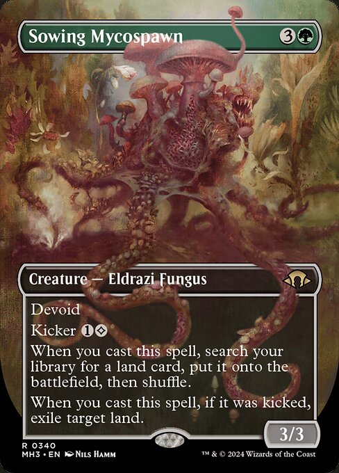 MH3: Sowing Mycospawn (Borderless) (Foil)