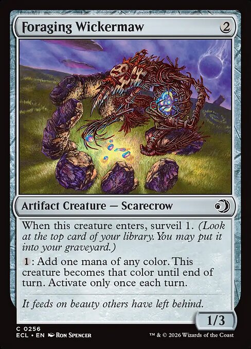 ECL: Foraging Wickermaw (Foil)
