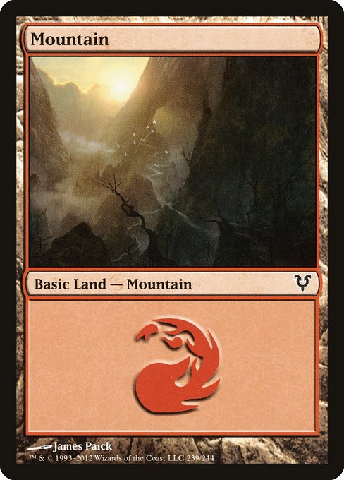 AVR: Mountain (239) (Foil)