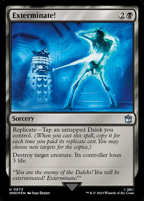 WHO: Exterminate! (Surge Foil)