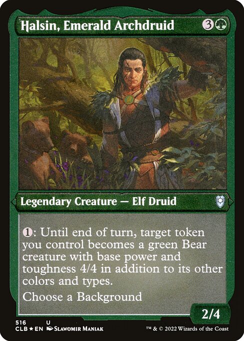 CLB: Halsin, Emerald Archdruid (Foil Etched)