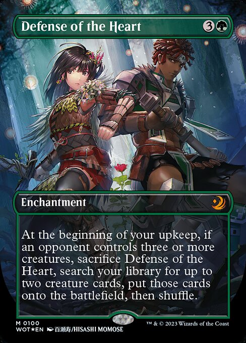 WOT: Defense of the Heart (Anime Borderless) (Confetti Foil)