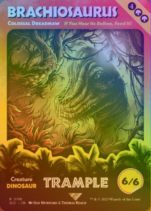 SLD: Brachiosaurus - Colossal Dreadmaw (Rainbow Foil)