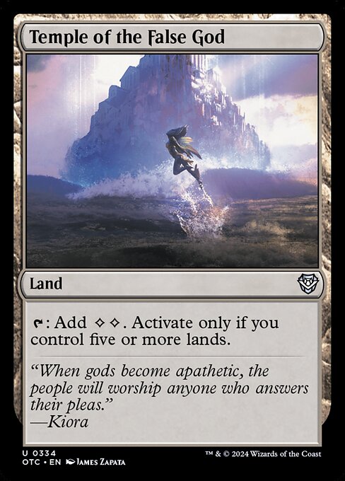 OTC: Temple of the False God