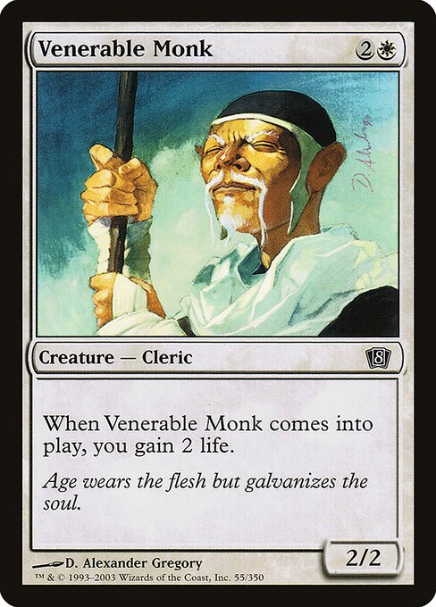 8ED: Venerable Monk (Foil)