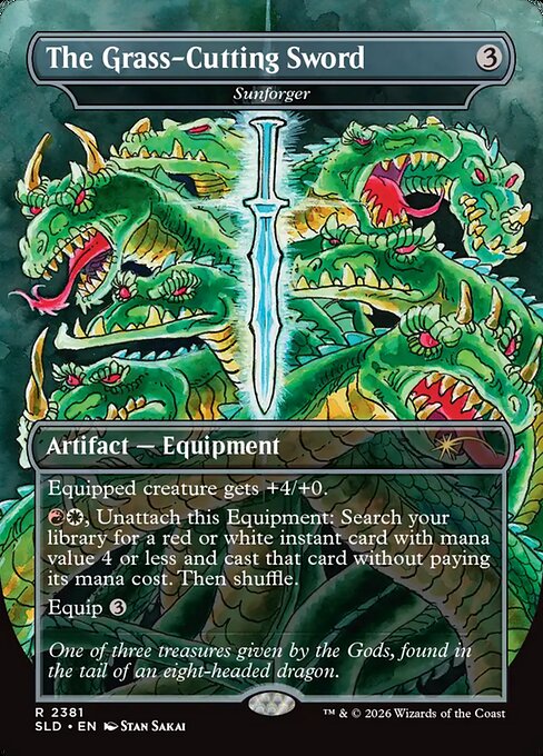 SLD: The Grass-Cutting Sword - Sunforger (Foil)