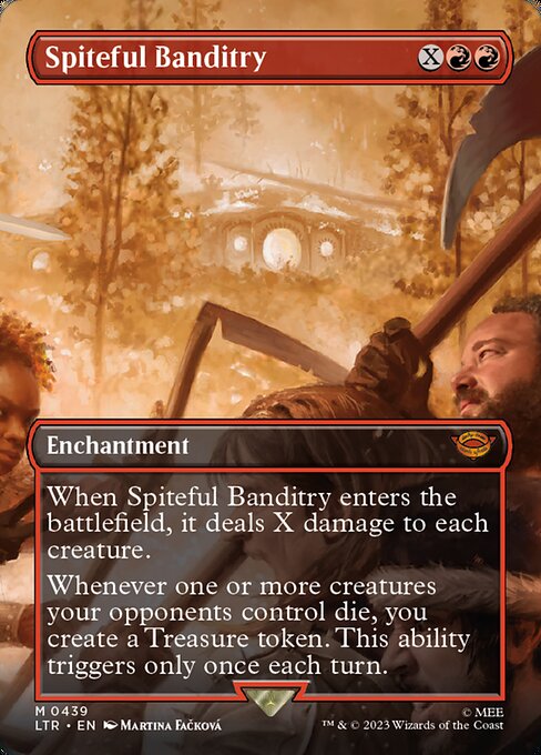 LTR: Spiteful Banditry (Borderless) (Foil)