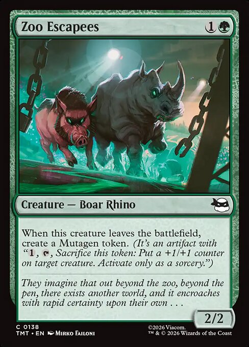 TMT: Zoo Escapees (Foil)