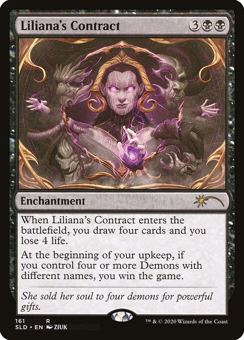 SLD: Liliana's Contract (Foil Etched)