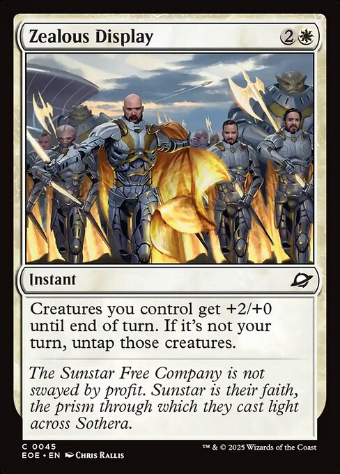 EOE: Zealous Display (Foil)