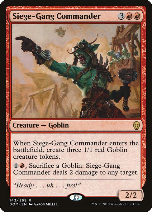 DOM: Siege-Gang Commander (Foil)