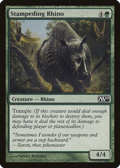 M10: Stampeding Rhino (Foil)