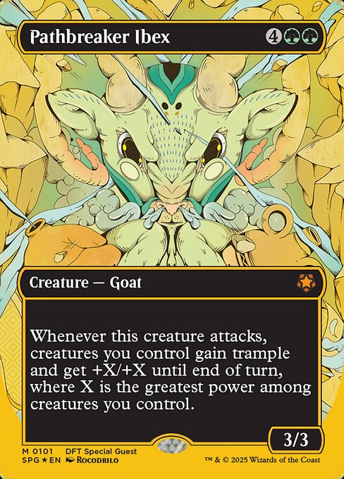SPG: Pathbreaker Ibex (Borderless) (First-Place Foil)
