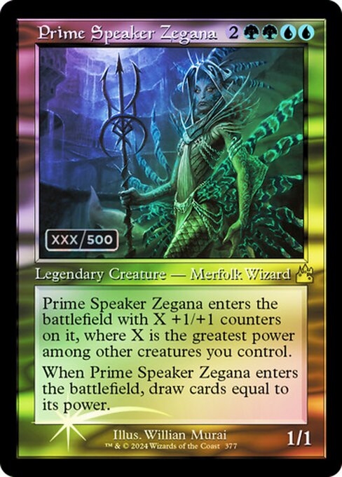 RVR: Prime Speaker Zegana (Retro Frame) (Serial Numbered) (Foil)