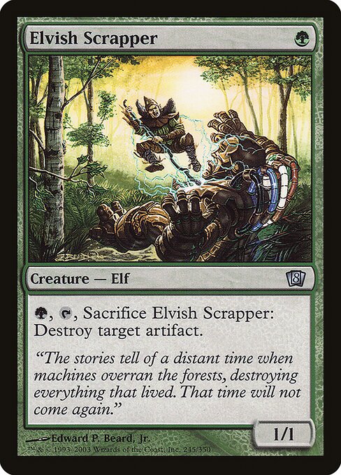 8ED: Elvish Scrapper (Foil)