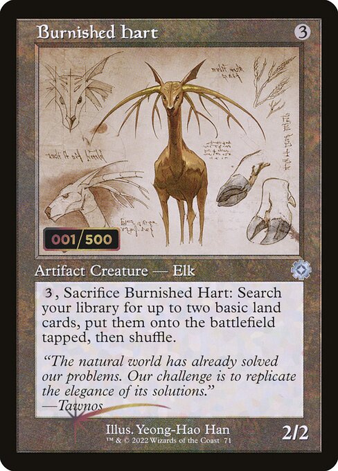 BRR: Burnished Hart (Schematic) (Serial Numbered) (Foil)